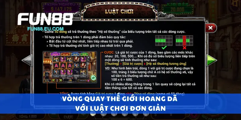 Vòng quay thế giới hoang dã với luật chơi đơn giản